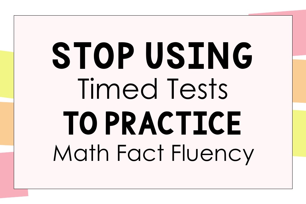 math fact fluency