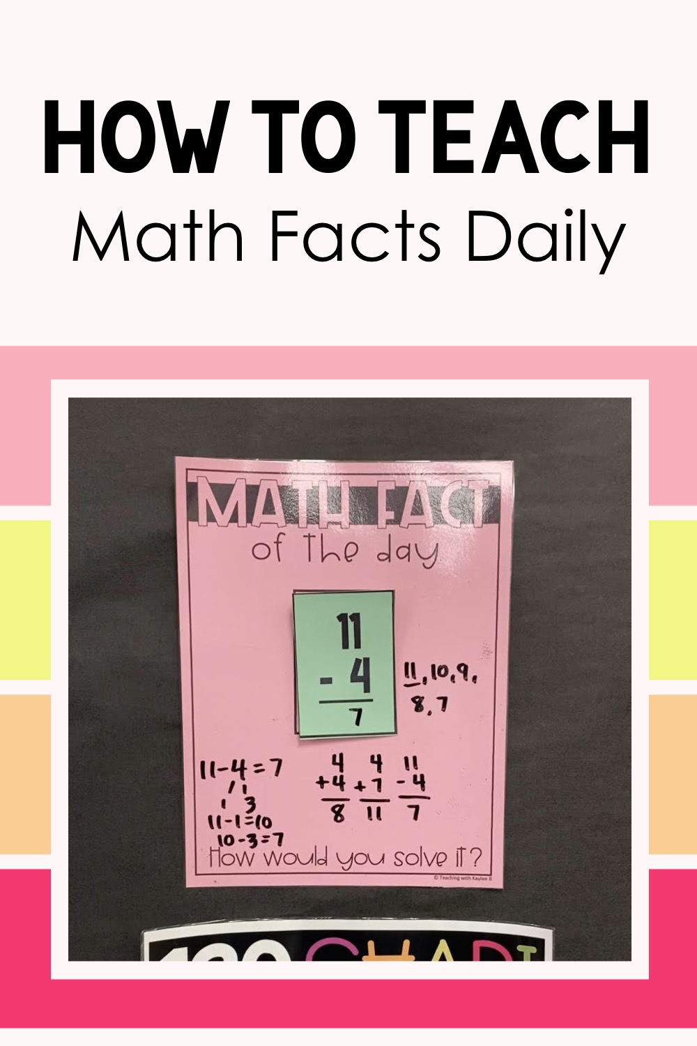 how to teach math facts