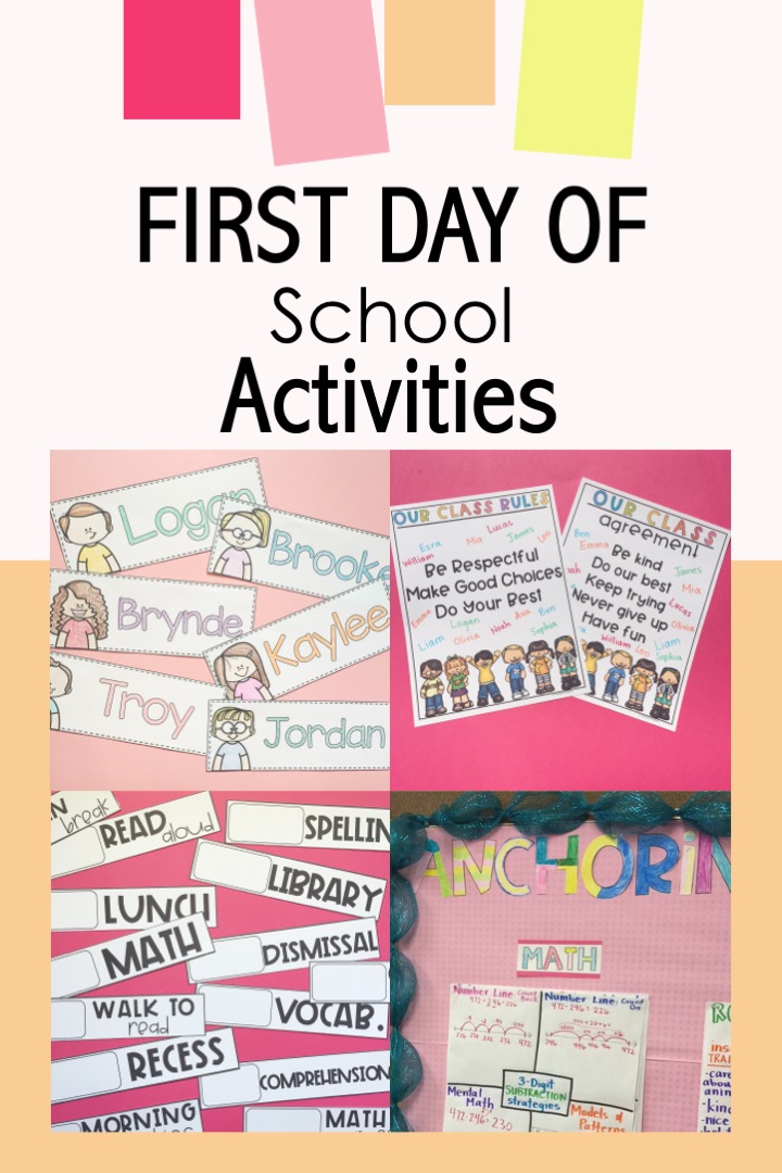 first day of school activities