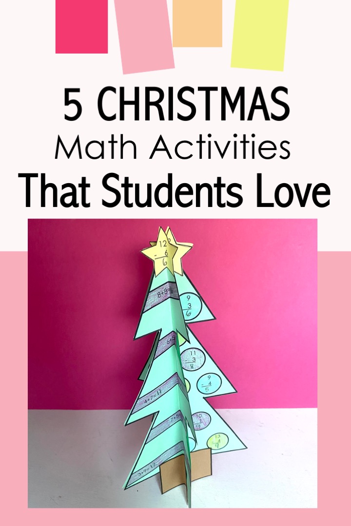 Christmas math activities 