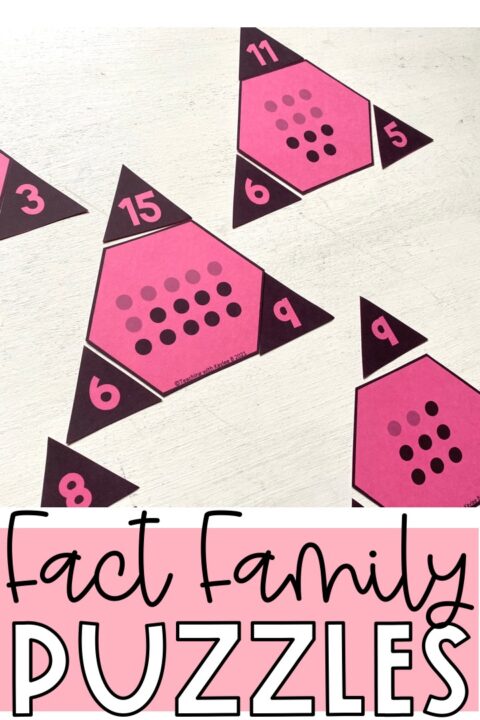 3 Reasons Why You Need To Teach Fact Families - Teaching With Kaylee B