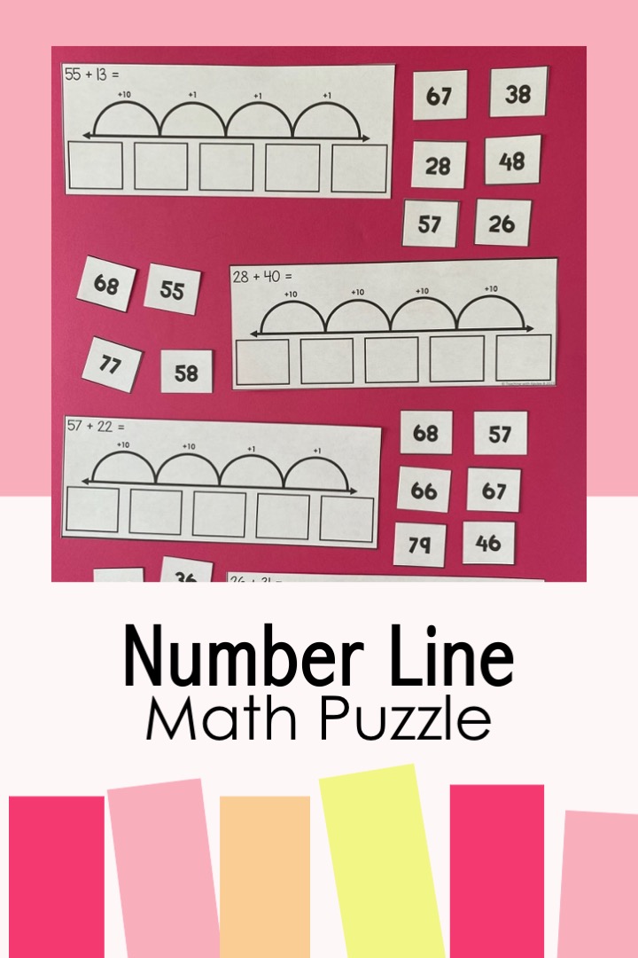 number line math activity