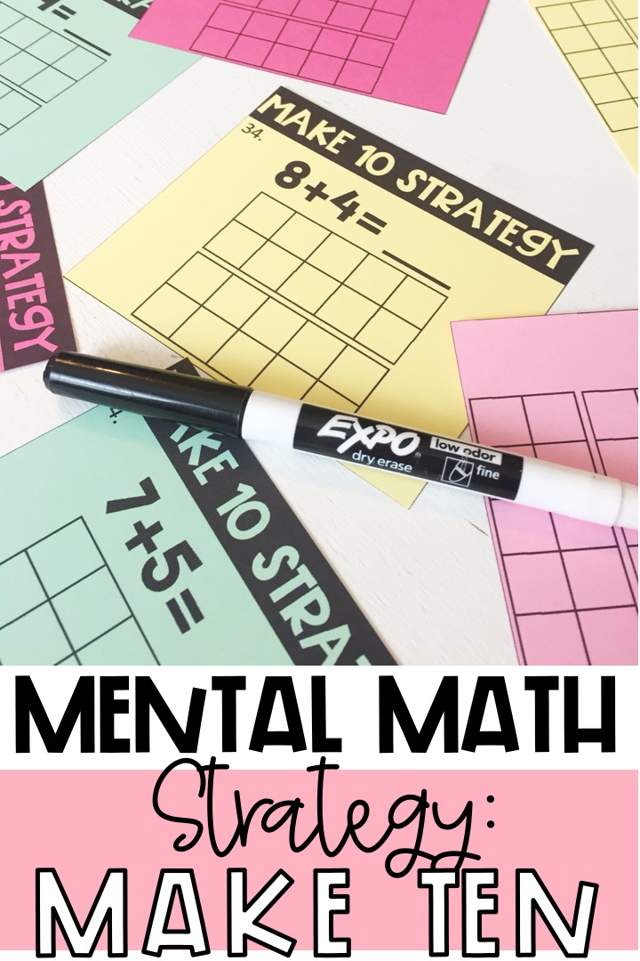 3 Math Mental Strategies That Help With Addition And Subtraction Facts Teaching With Kaylee B