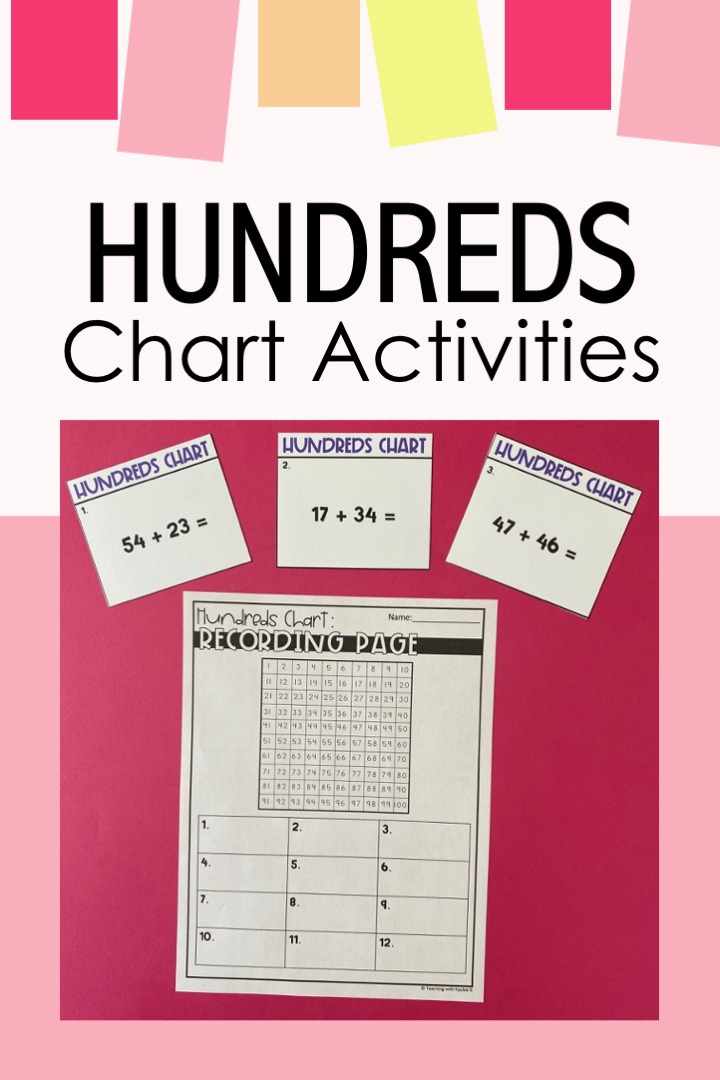 hundreds chart activities printable