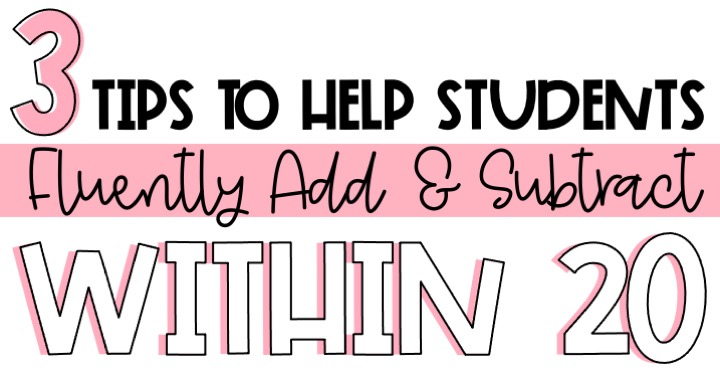 fluently add and subtract within20