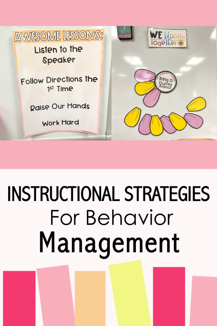 instructional strategies for behavior management