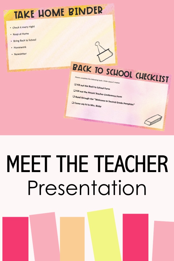 meet the teacher night presentation