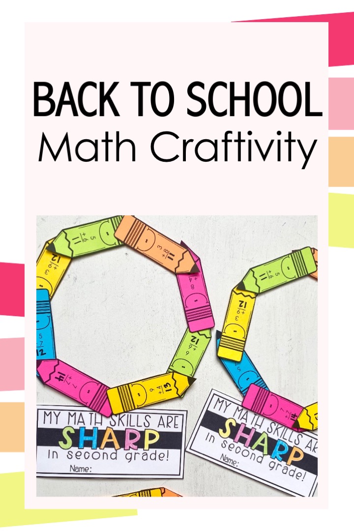 first day of school math activities