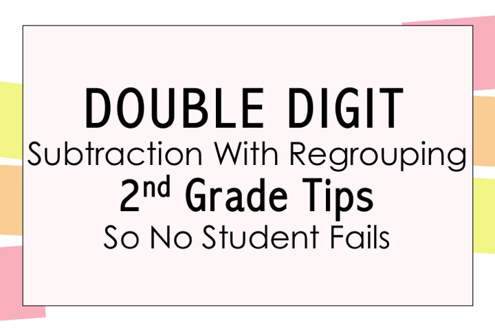 double digit subtraction with regrouping 2nd grade