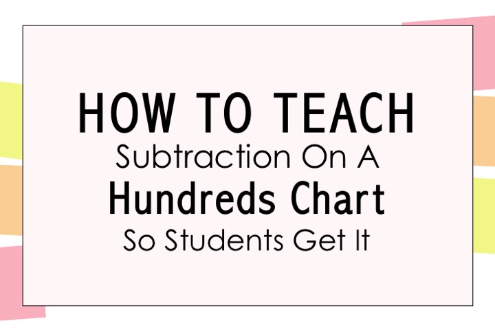 subtraction on a hundreds chart