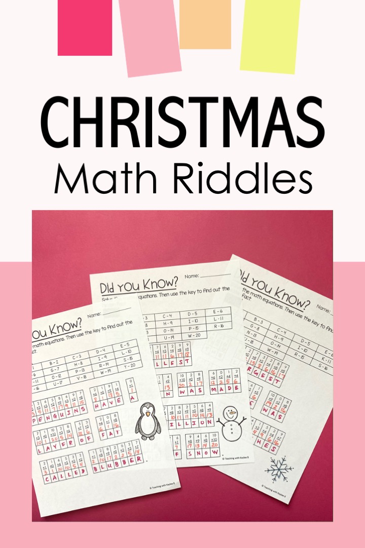 christmas math activity