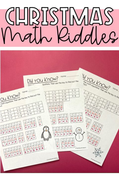 5 Math Christmas Activities Perfect For 2nd Grade - Teaching With Kaylee B