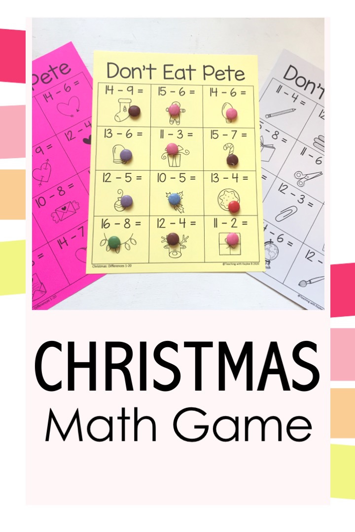 christmas math game