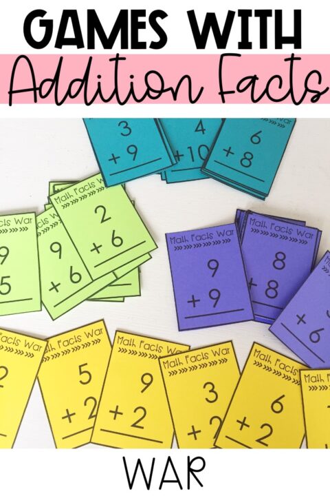 7 Games for Addition That Helps Students Learn Their Addition Facts ...