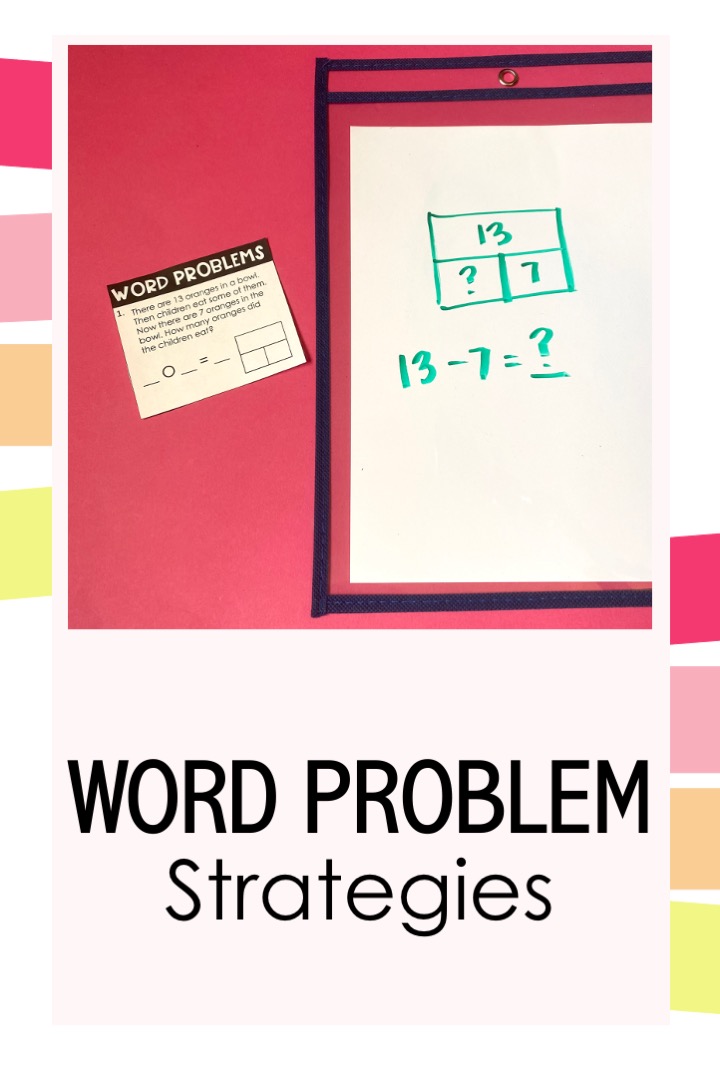 how to teach math word problems strategies