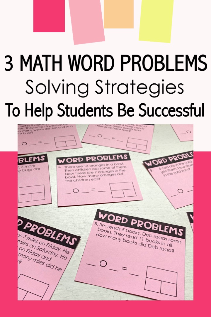 math word problems solving strategies