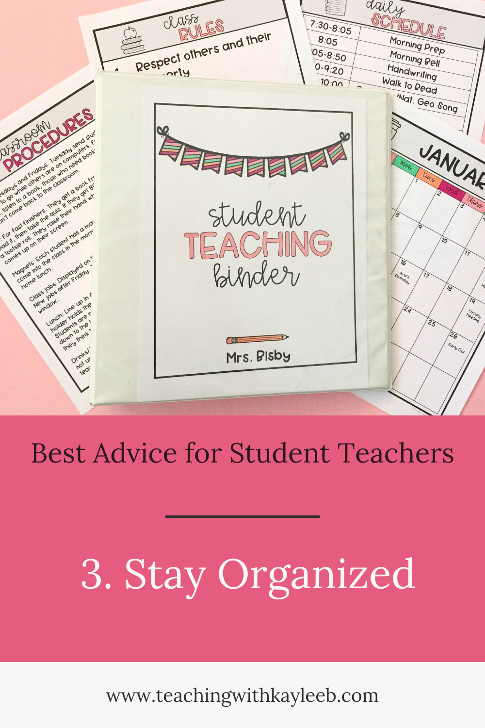 what to bring to student teaching