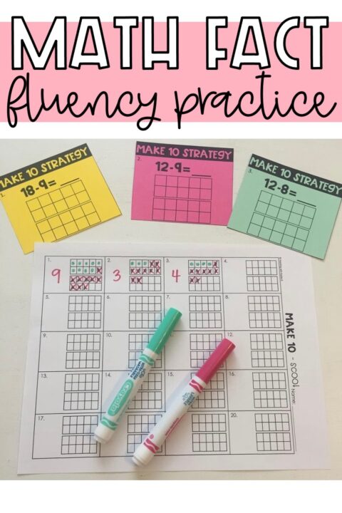 5 Important Math Fact Fluency Strategies 1st And 2nd Grade Students ...