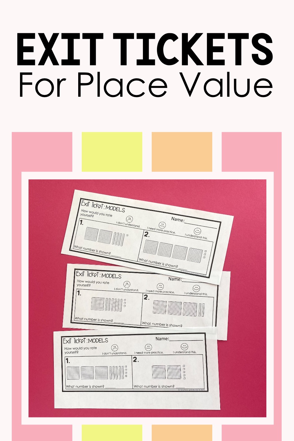 beginning place value lessons