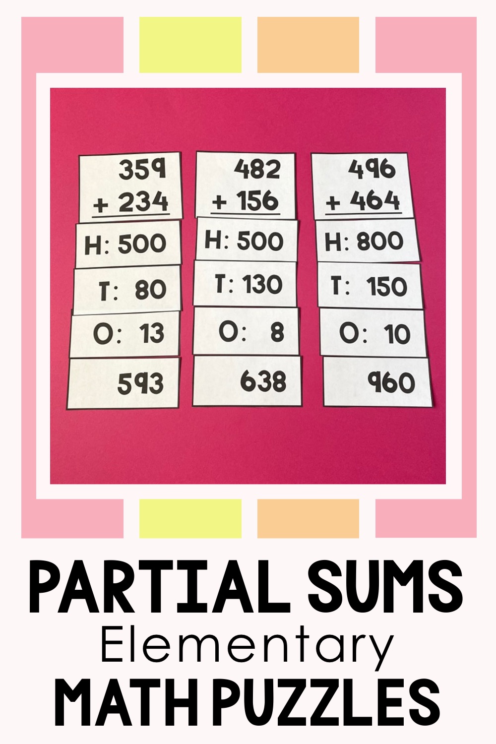 examples of partial sums