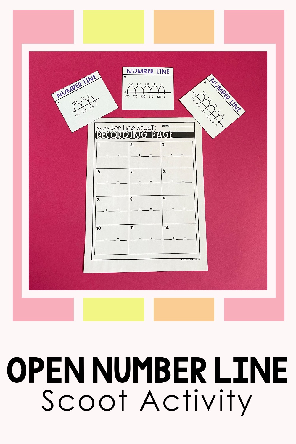 open number line 2nd grade