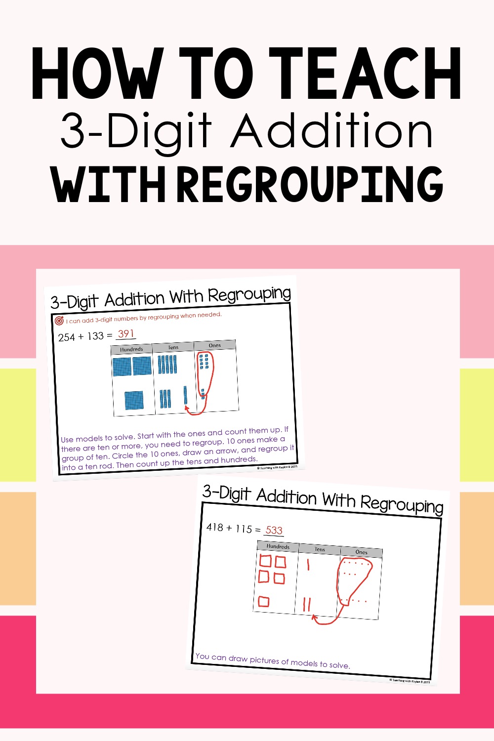 regrouping method addition