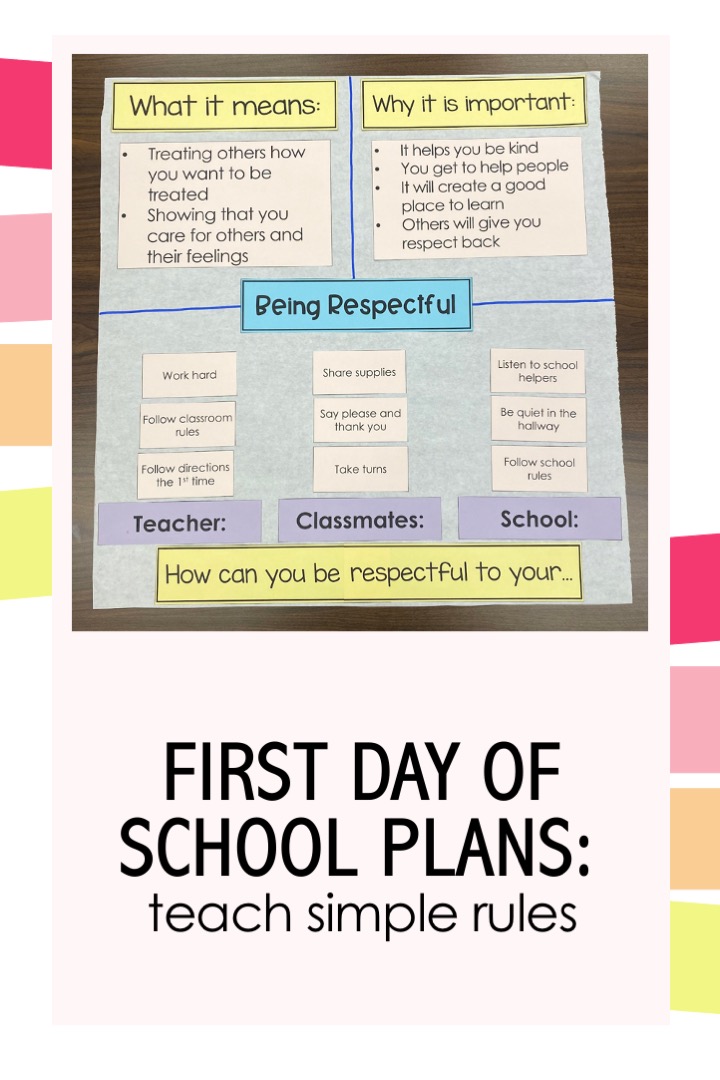 first day of school ideas