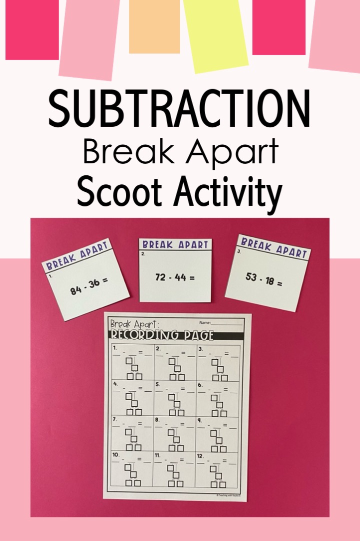 break apart method subtraction