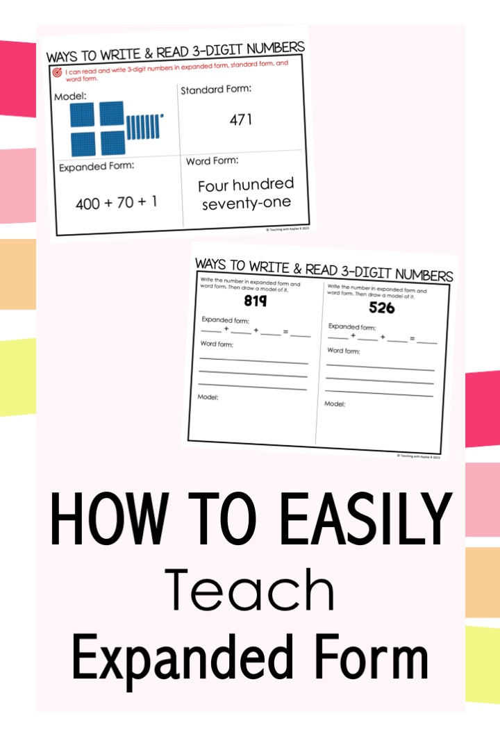 expanded form for place value