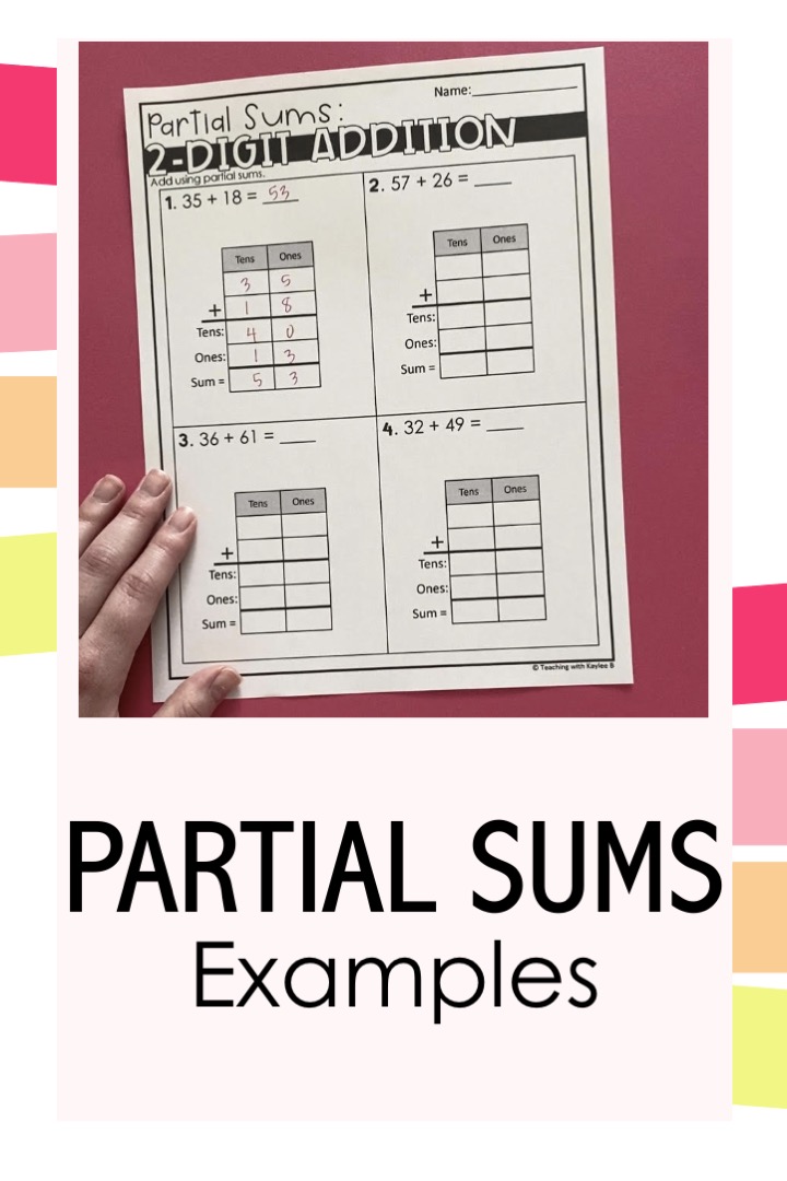 partial sums examples