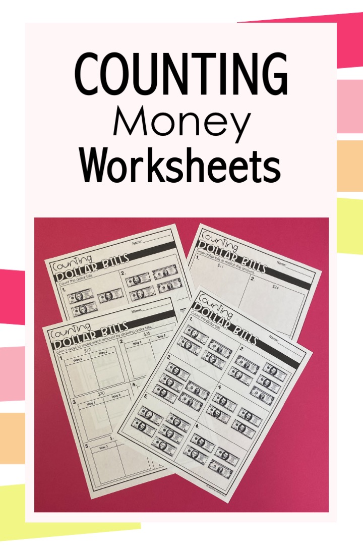 counting money printable worksheets