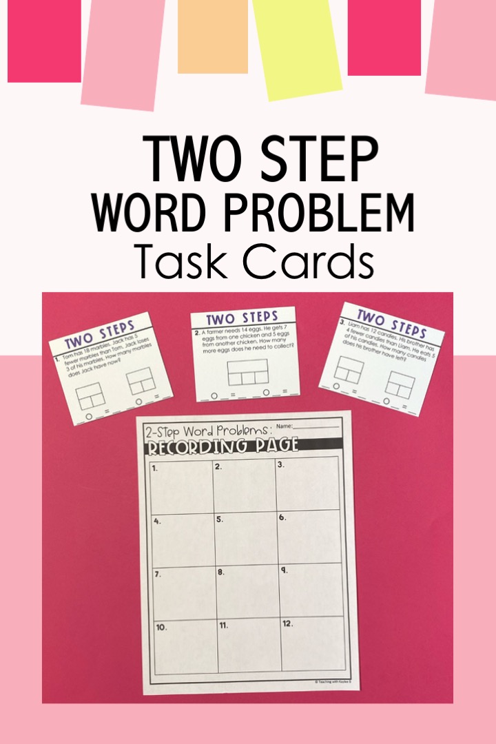 two step word problems worksheet pdf