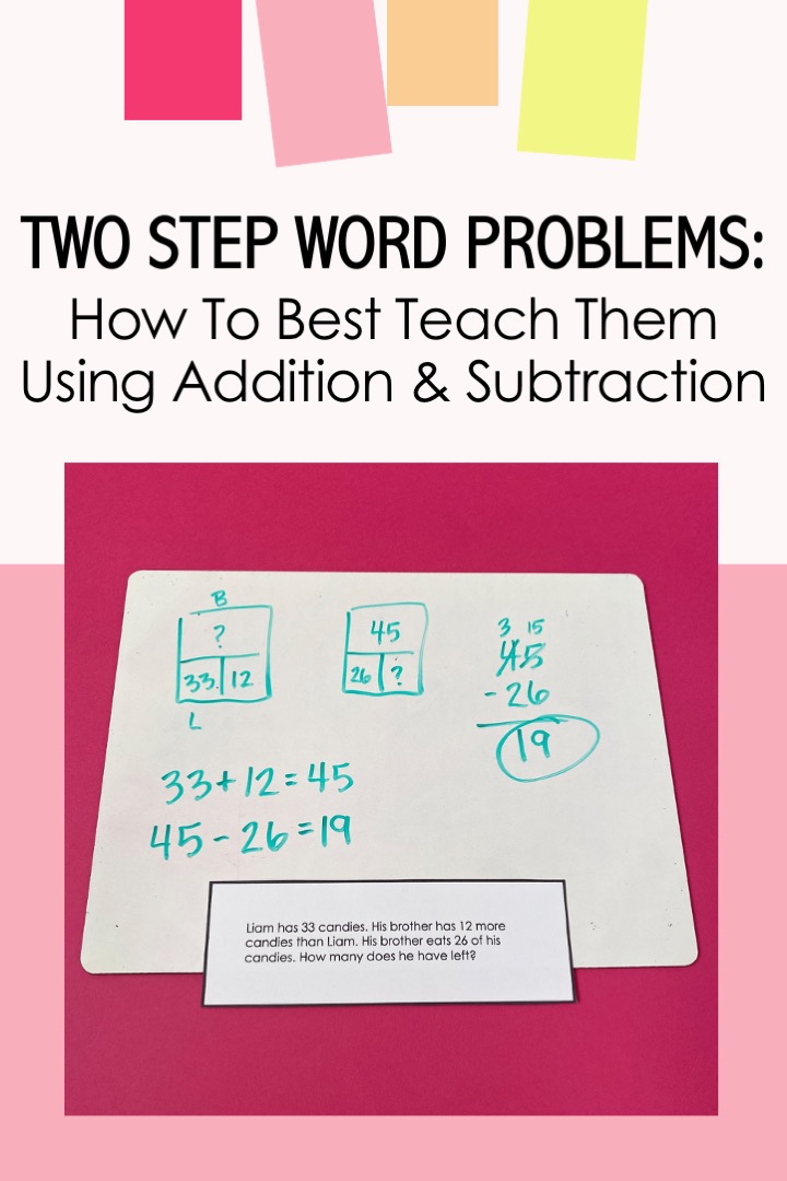 two step word problems