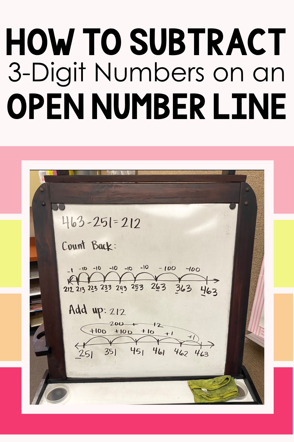 how to subtract 3 digit numbers