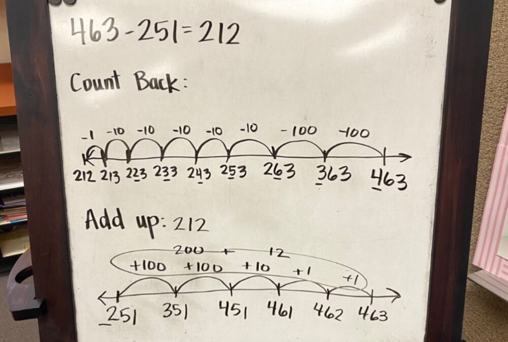 how to subtract 3 digit numbers