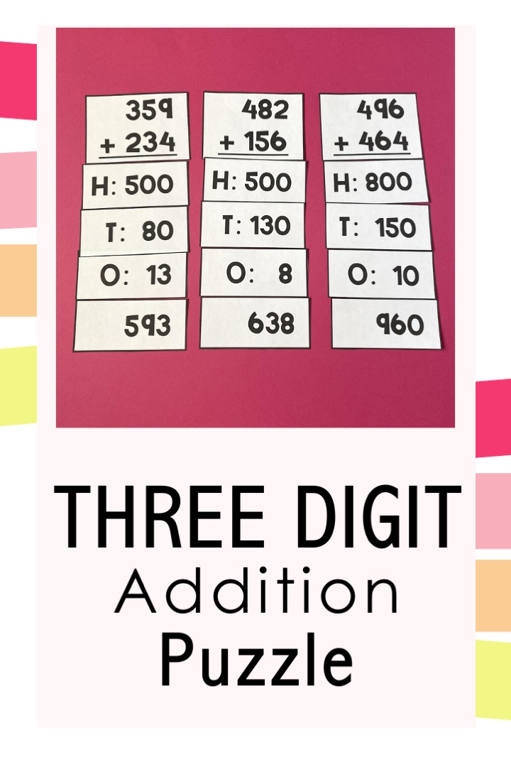 three digit addition 2nd grade