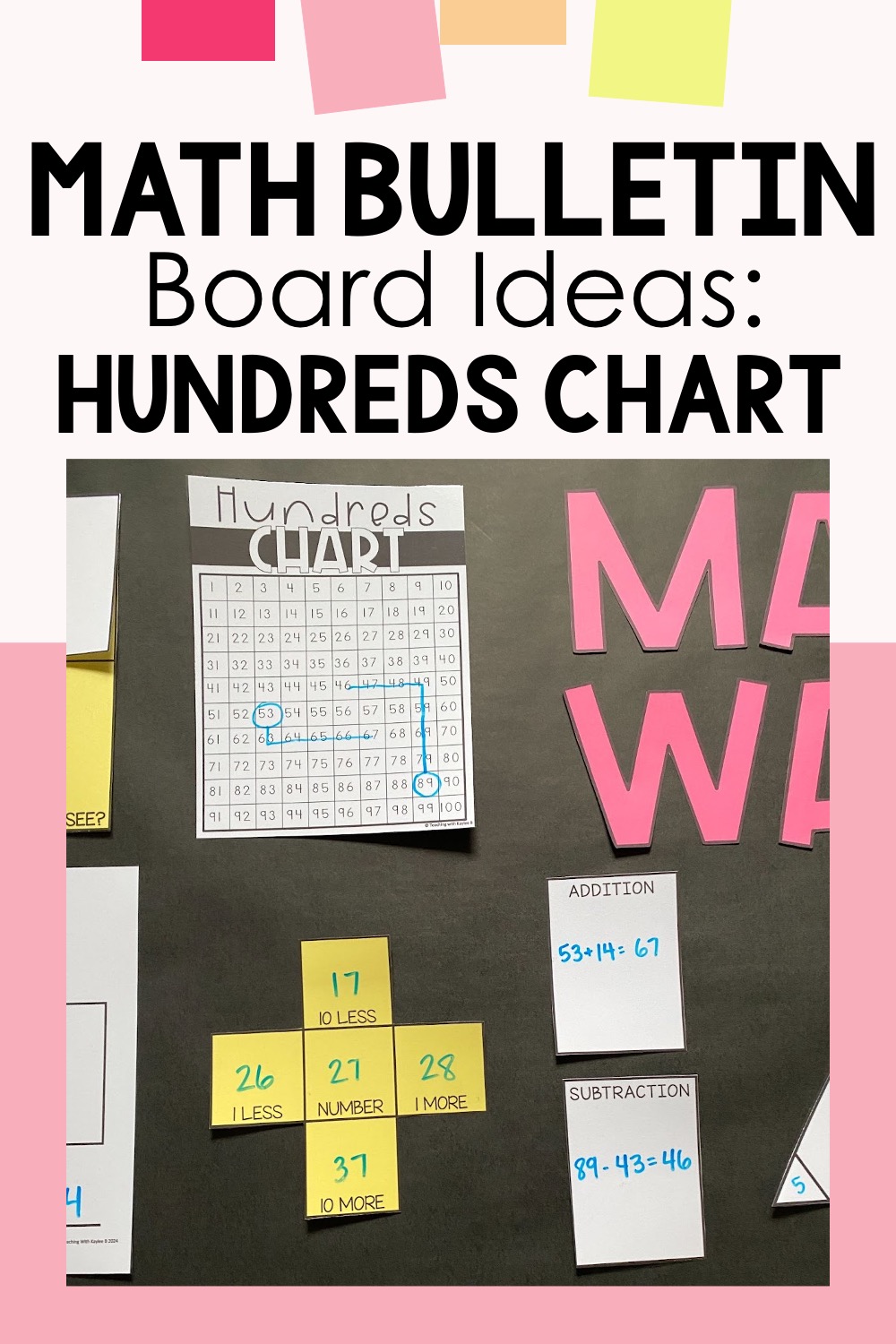 math bulletin board ideas elementary