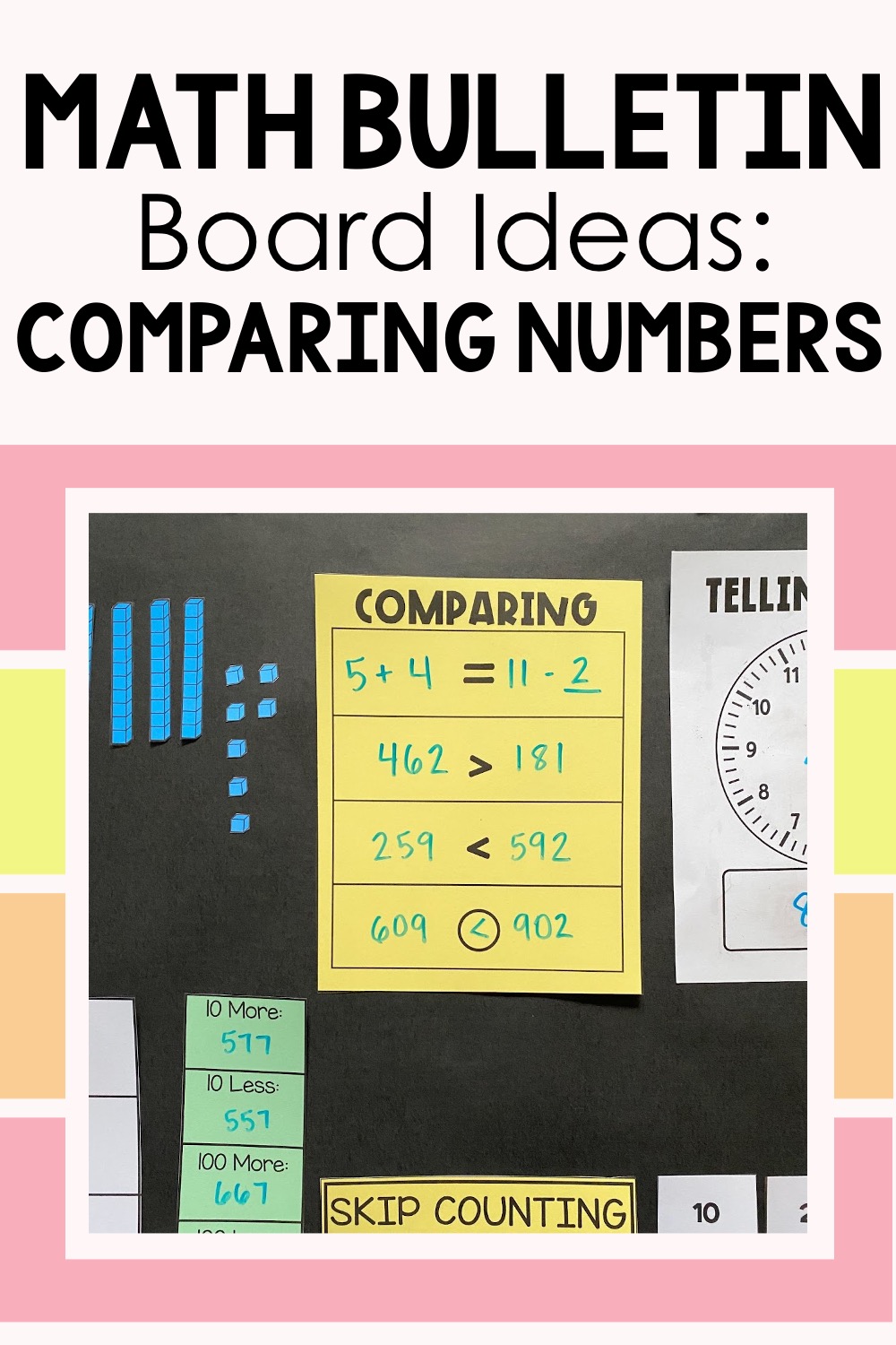 math bulletin board ideas for elementary