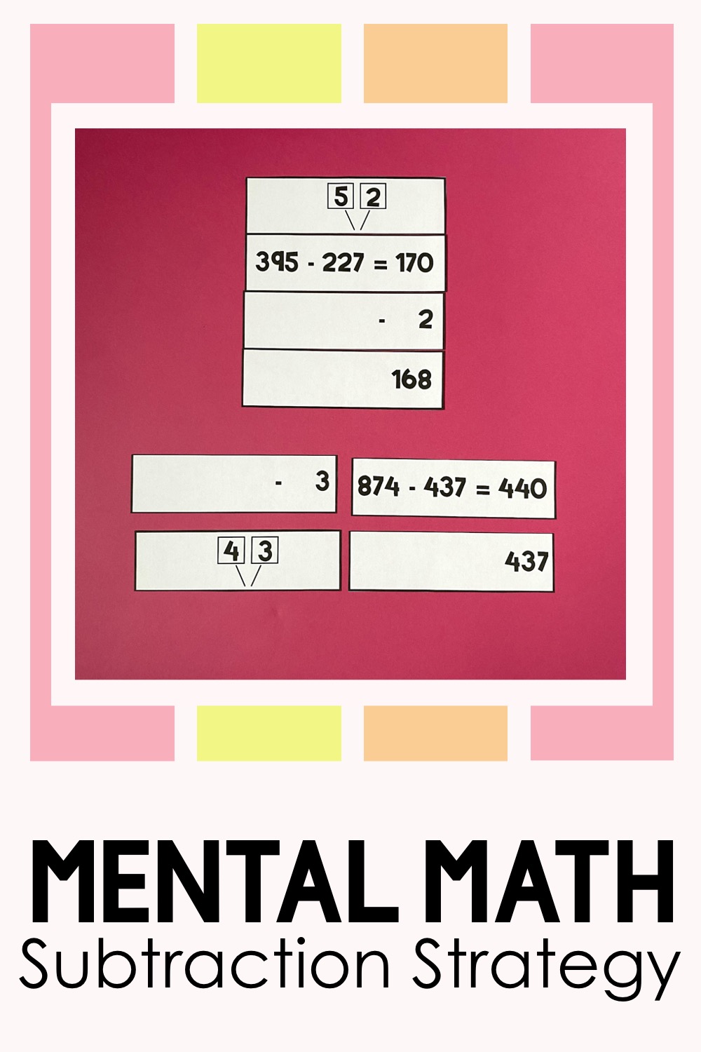 mental math subtraction