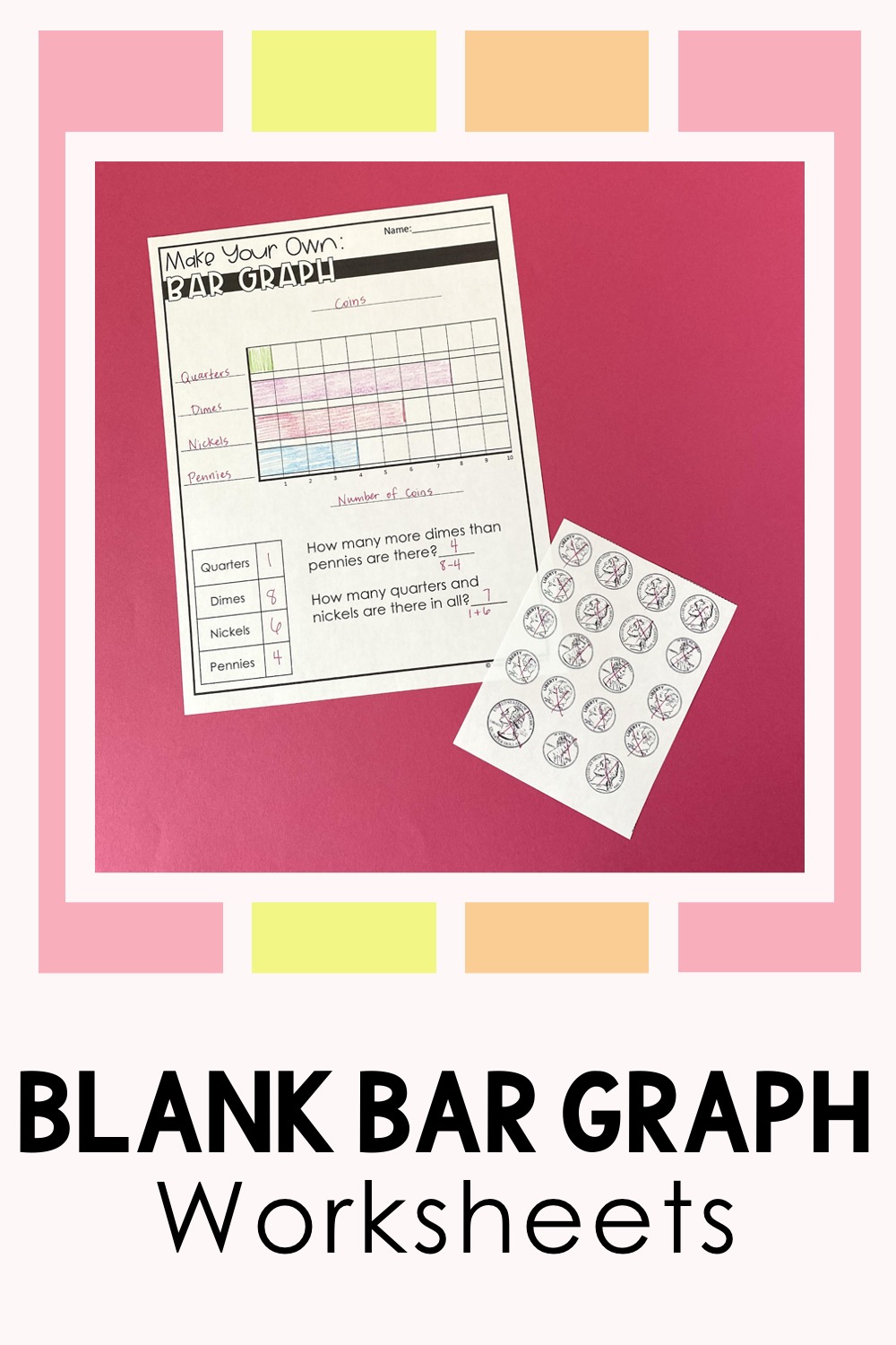 blank bar graph worksheets