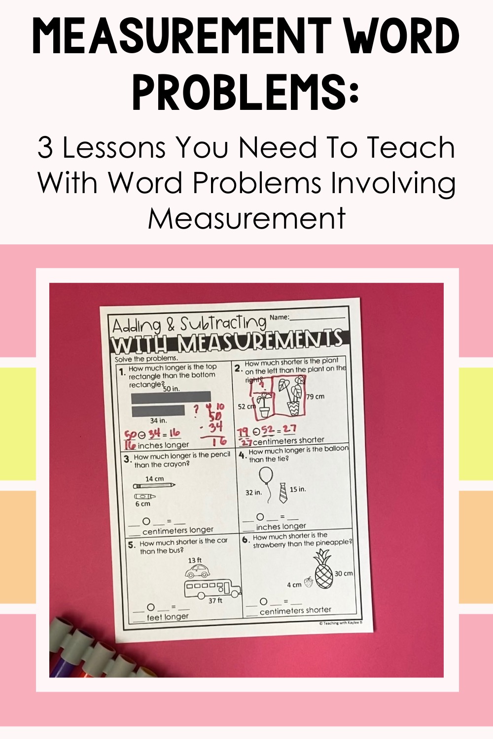 measurement word problems