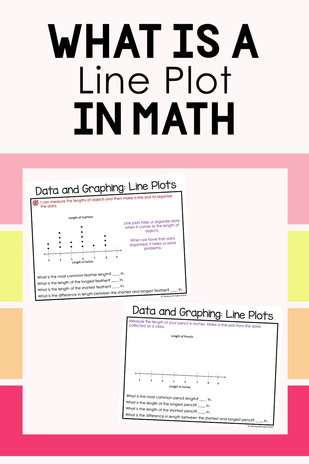 what is a line plot in math