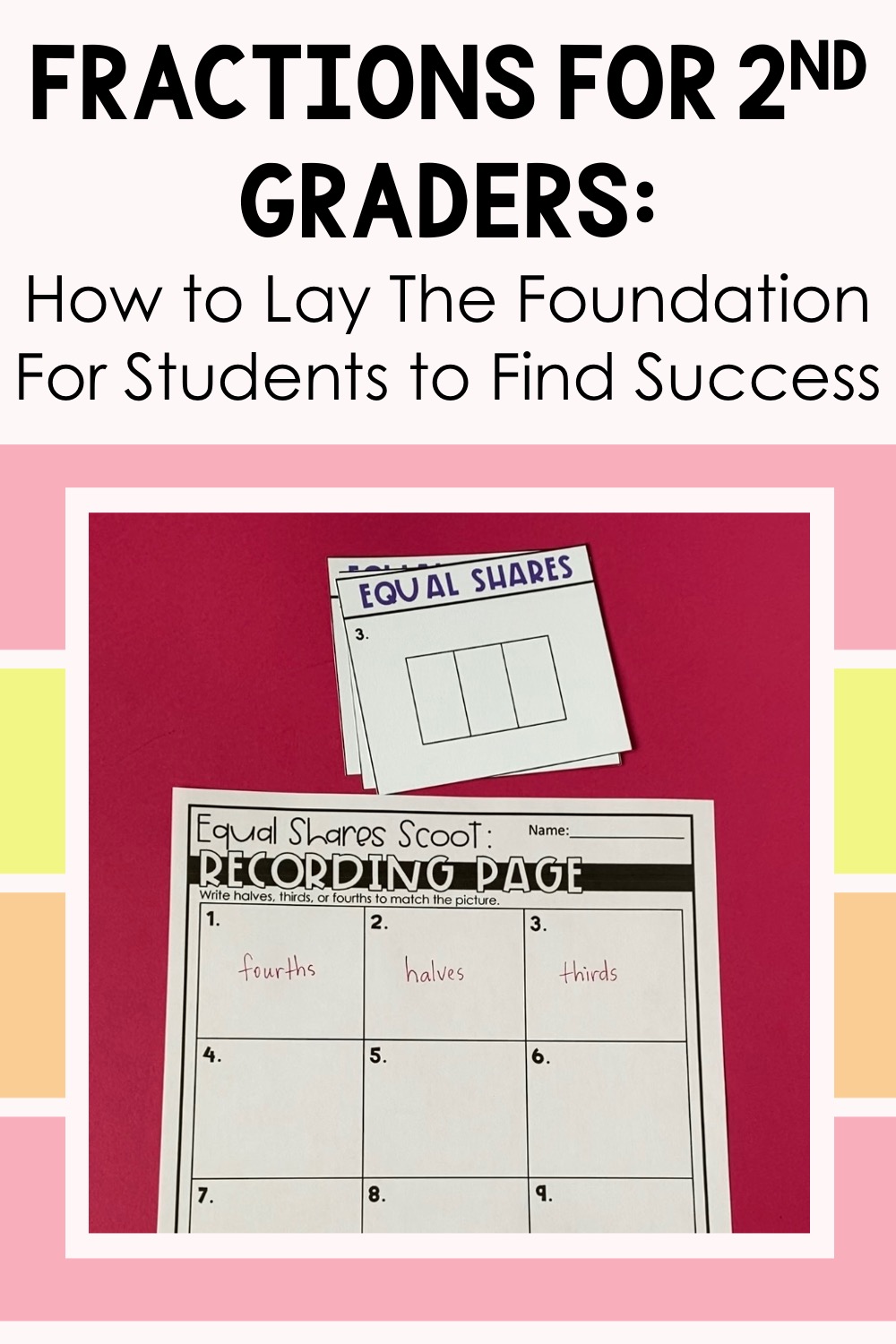 fractions for 2nd graders