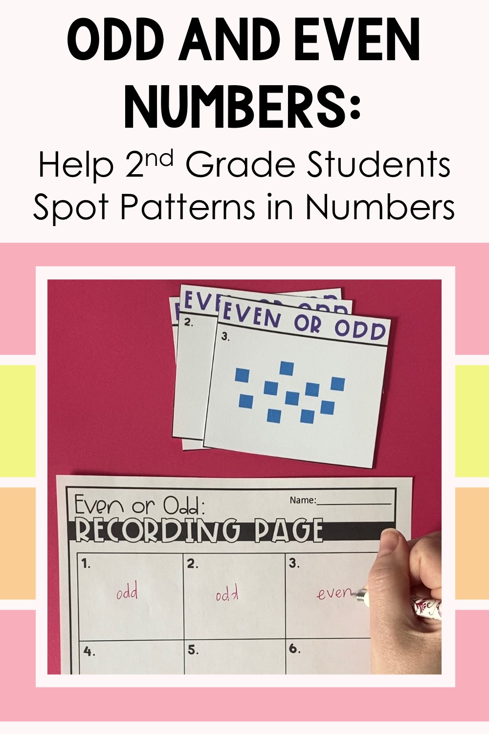 odd and even numbers